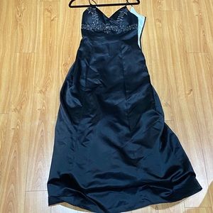 Formal black sequence dress